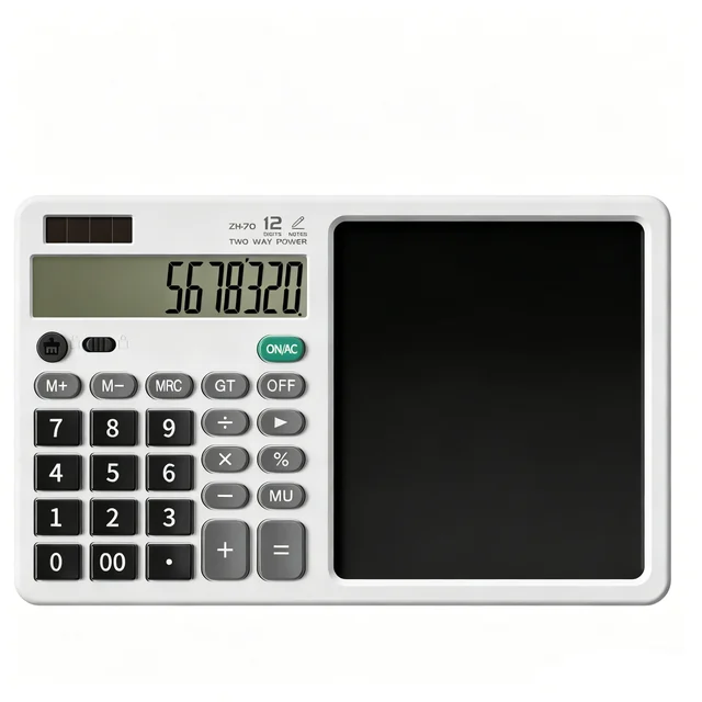 ZHJ70 双电源静音桌面计算器 产品图 1